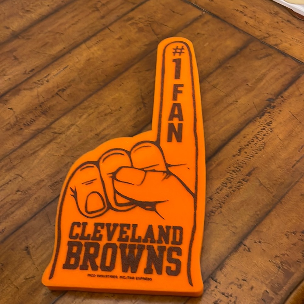 Cleveland Browns foam finger